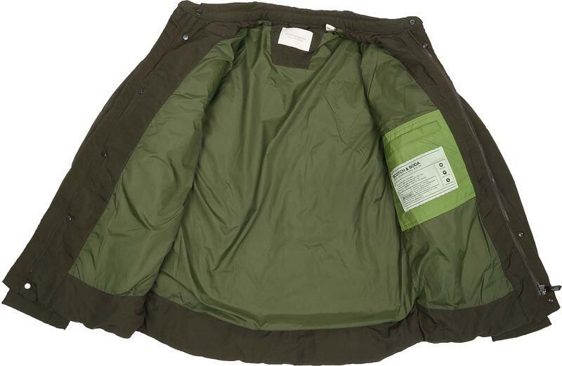 Scotch & Soda Trainingsjack Scotch & Soda Waterafstotende Jas Donkergroen - Foto 4