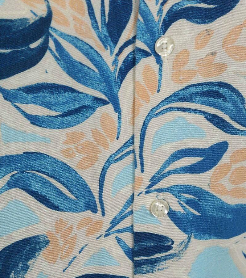 SHIWI Heren Overhemden Men Vic Short Sleeve Shirt Floral Leafs Multi - Foto 6