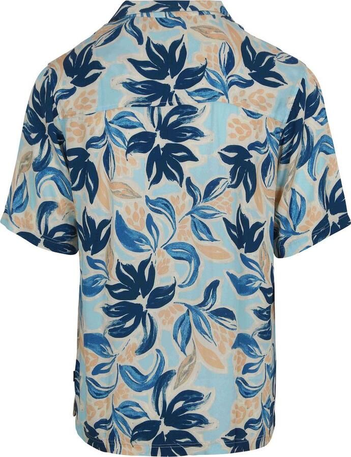 SHIWI Heren Overhemden Men Vic Short Sleeve Shirt Floral Leafs Multi - Foto 7