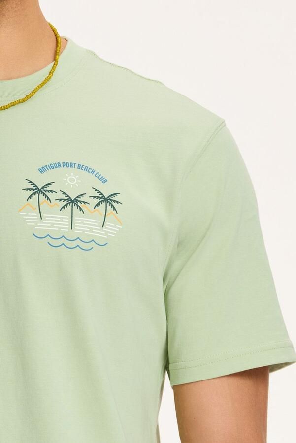 Shiwi T-Shirt Antigua Port Dust Green - Foto 4
