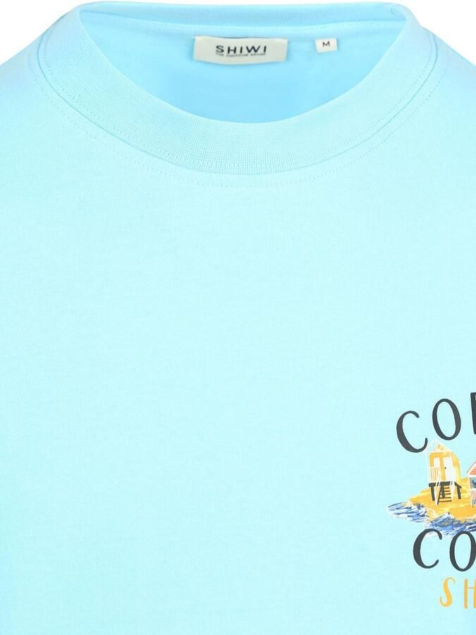 Shiwi T-Shirt Finn Coral Coast Backprint Lichtblauw - Foto 2