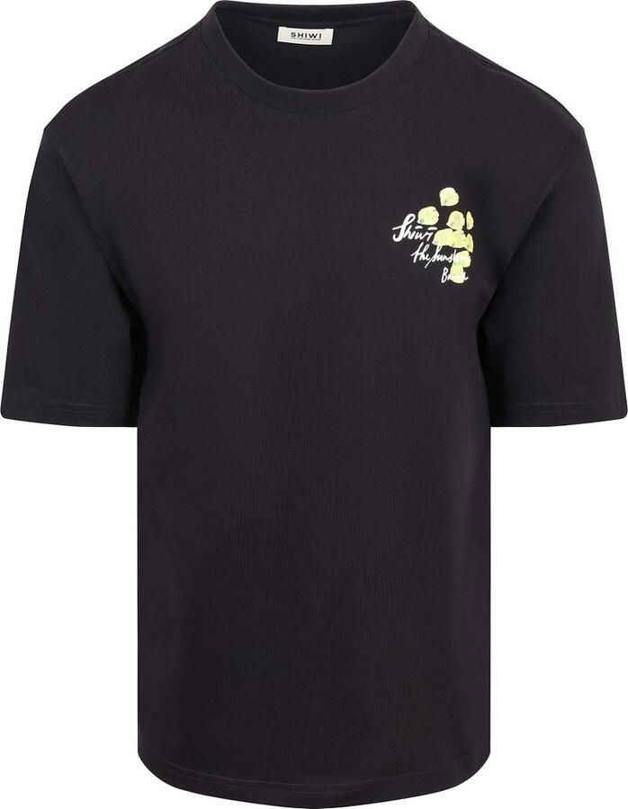 Shiwi T-Shirt Finn Key Paradise Zwart