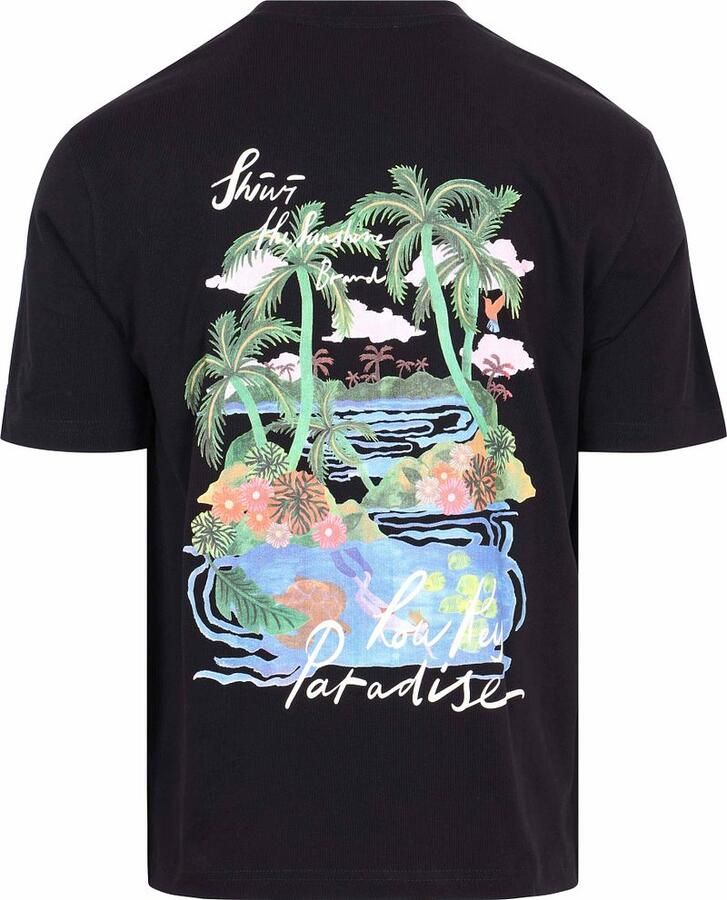 Shiwi T-Shirt Finn Key Paradise Zwart - Foto 2