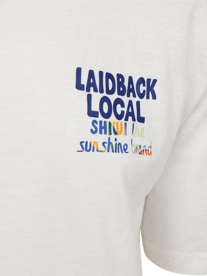 Shiwi T-Shirt Finn Laidback Local Wit - Foto 3