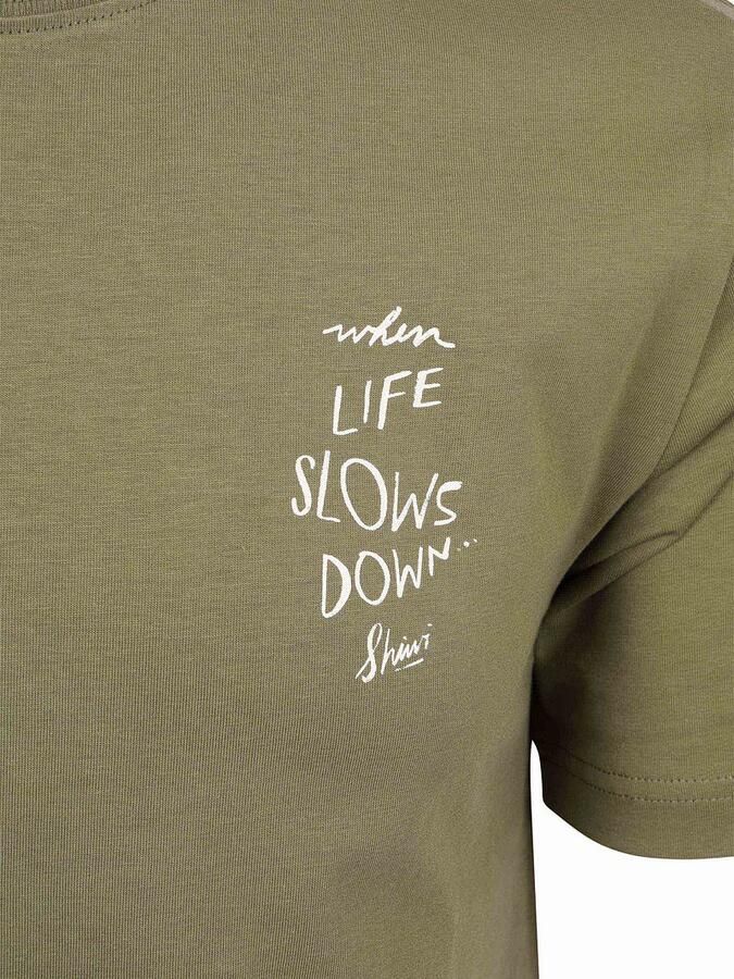 Shiwi T-Shirt Liam Sip by Sip Groen - Foto 2