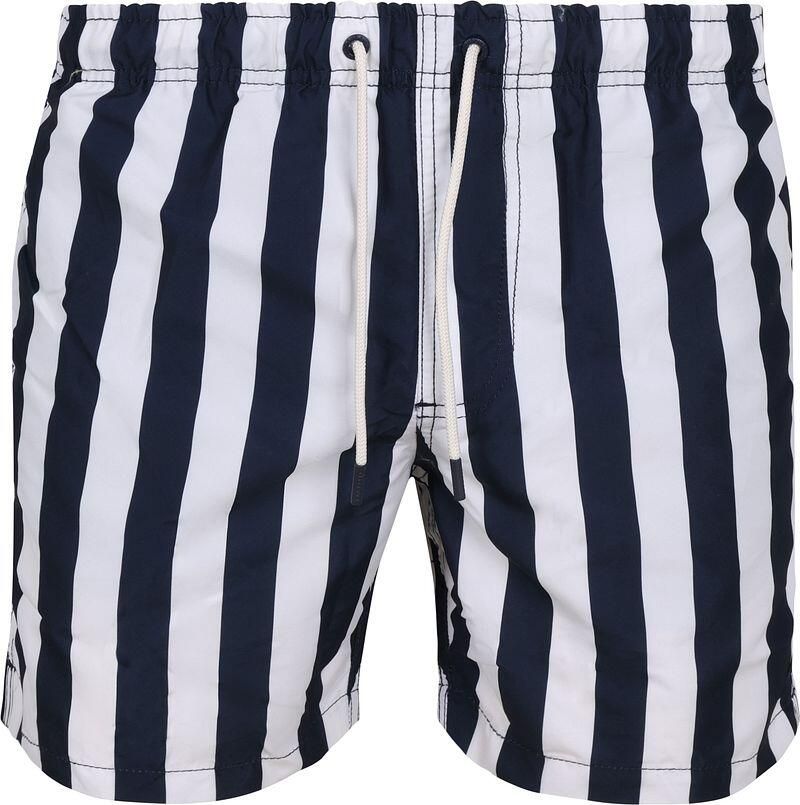 SHIWI Heren Zwembroeken Men Swimshort Broad Stripe Blauw - Foto 5