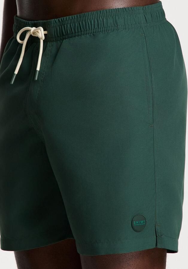 SHIWI Heren Zwembroeken Men Mike Swim Shorts 7 Inch Solid Groen - Foto 8