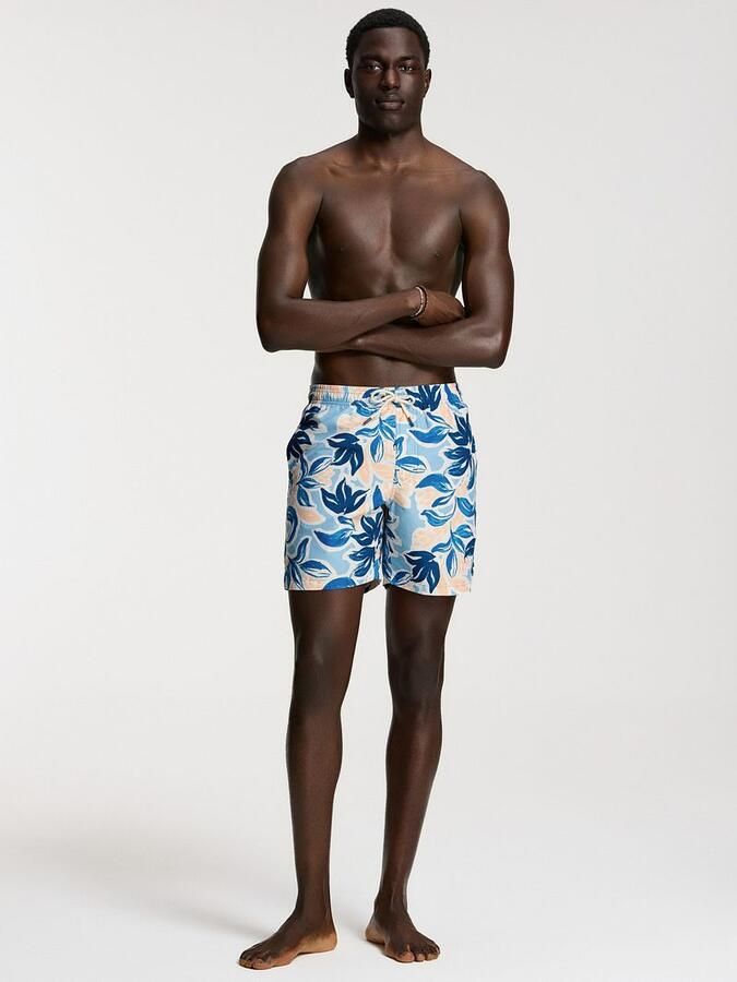 SHIWI Heren Zwembroeken Men Mike Swim Shorts 7 Inch Floral Leafs Multi - Foto 10