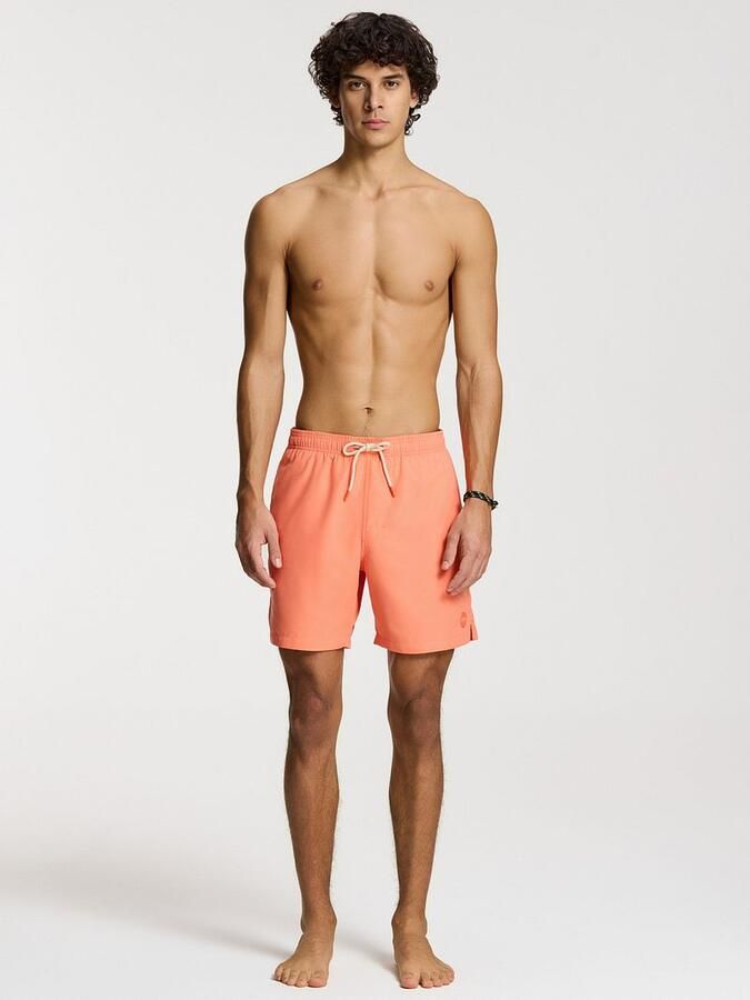 SHIWI Heren Zwembroeken Men Mike Swim Shorts 7 Inch Solid Oranje - Foto 8