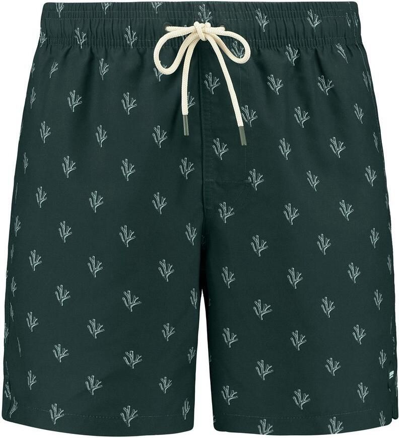 SHIWI Heren Zwembroeken Men Mike Swim Shorts 7 Inch Sketched Coral Groen - Foto 10