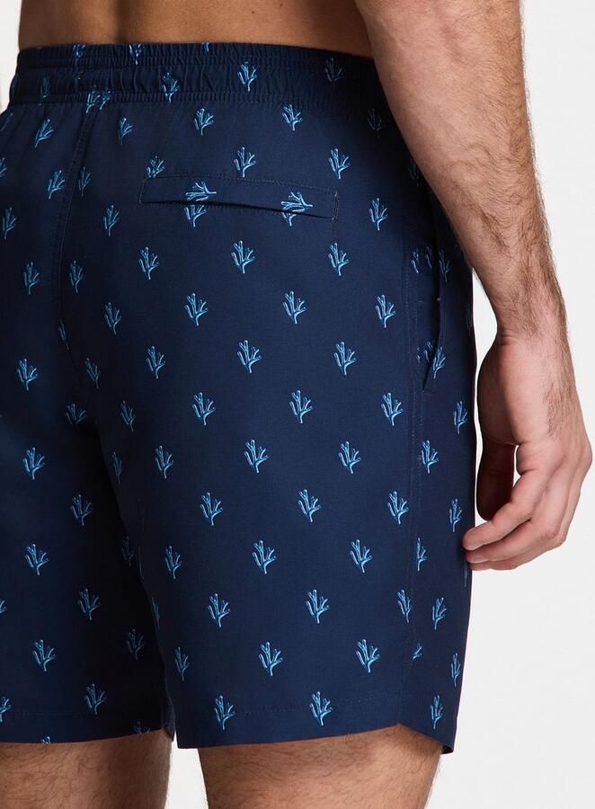 SHIWI Heren Zwembroeken Men Mike Swim Shorts 7 Inch Sketched Coral Donkerblauw - Foto 10