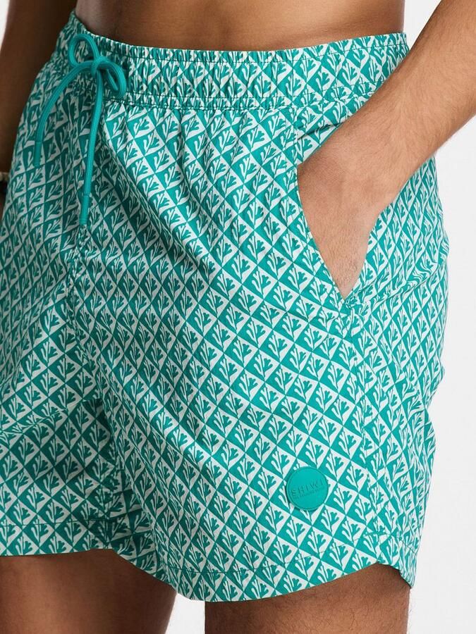 Shiwi Zwembroek Nate Coral Reverse Turquoise - Foto 4