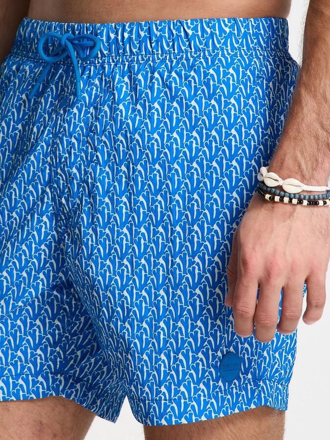 Shiwi Zwembroek Nick Wavy Coral Blauw - Foto 3