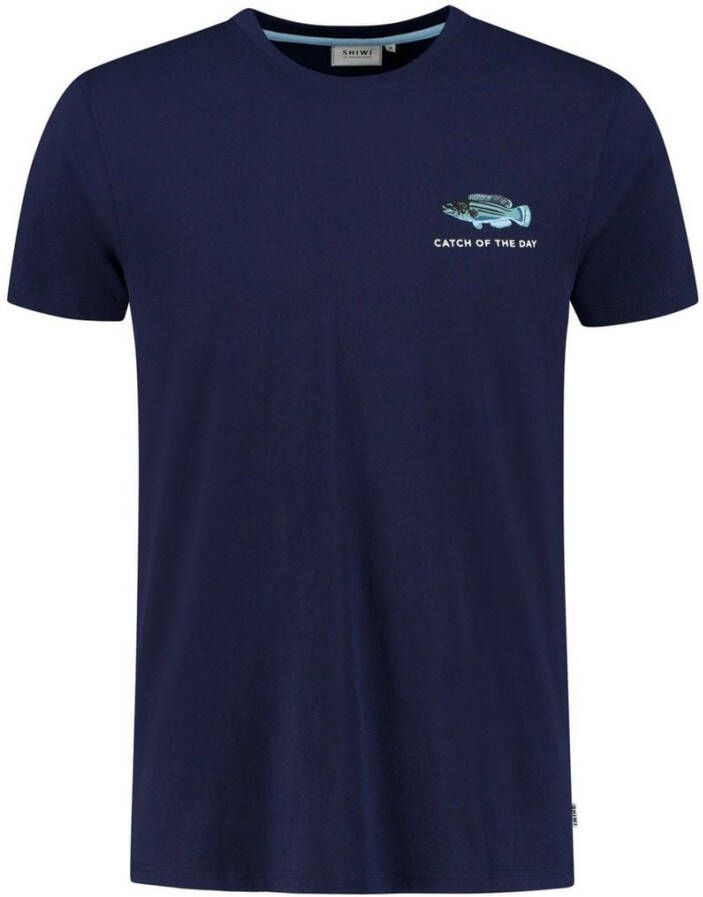 Shiwi T-Shirt Vis Navy