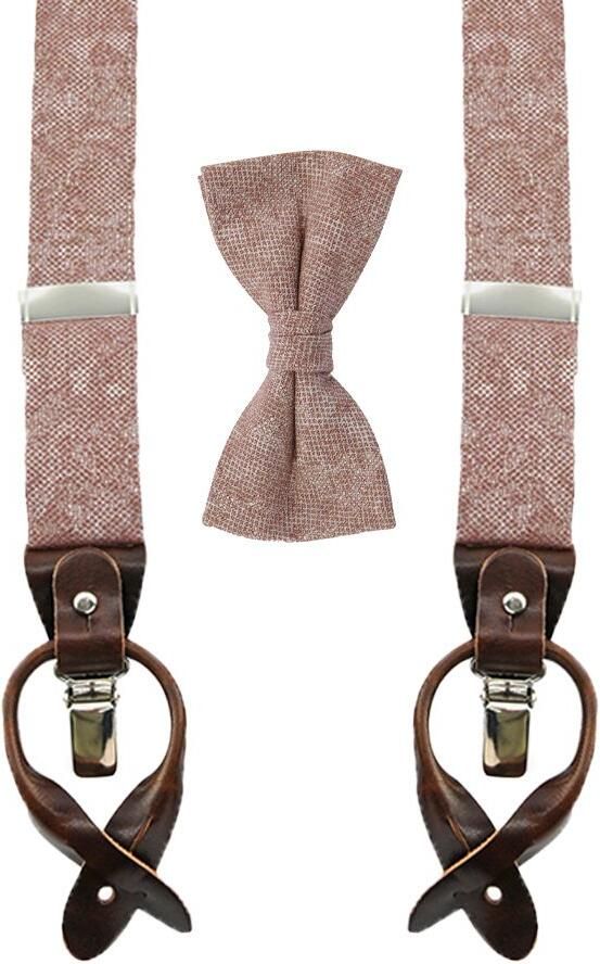 Sir Redman Bretels Combi Pack Sposo Stiloso Burgundy