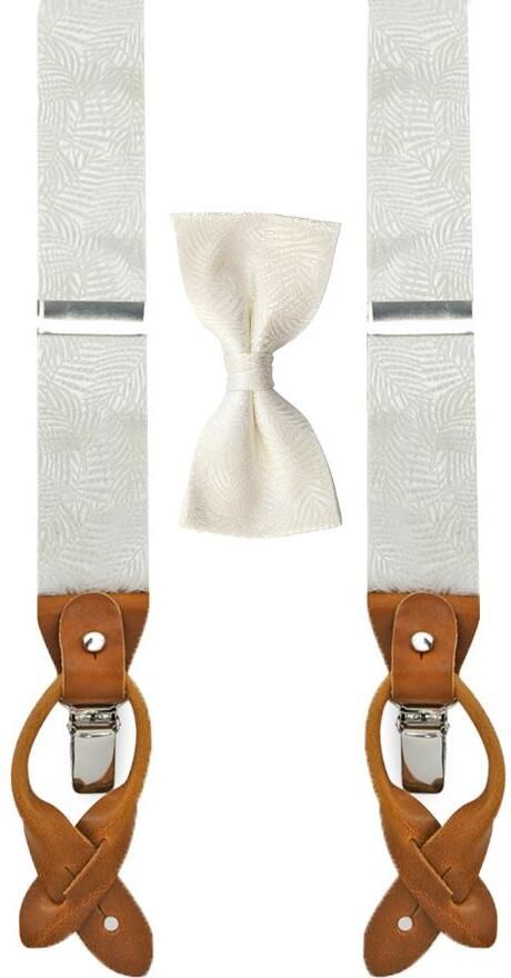 Sir Redman Bretels Wedding Combi Pack Festive Leaves Off-white