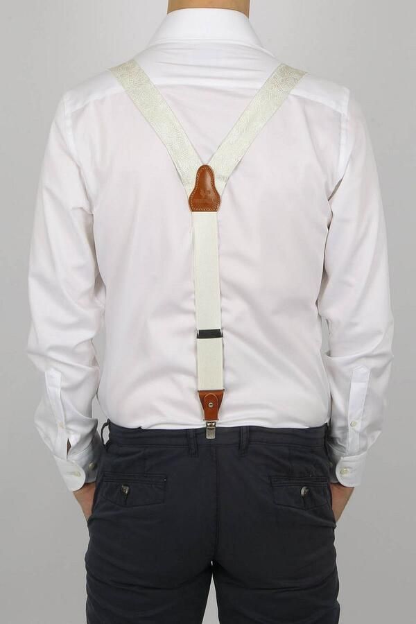 Sir Redman Bretels Wedding Combi Pack Festive Leaves Off-white - Foto 3