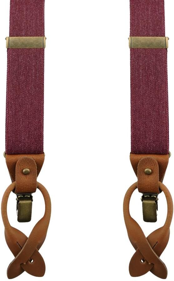 Sir Redman Luxe Bretels Essential Bordeaux