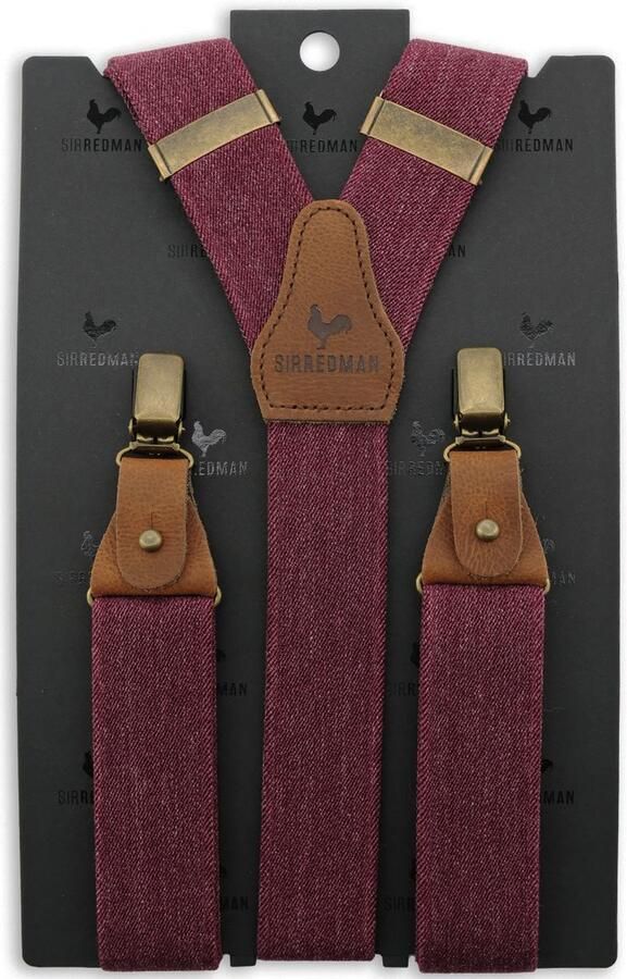 Sir Redman Luxe Bretels Essential Bordeaux - Foto 5