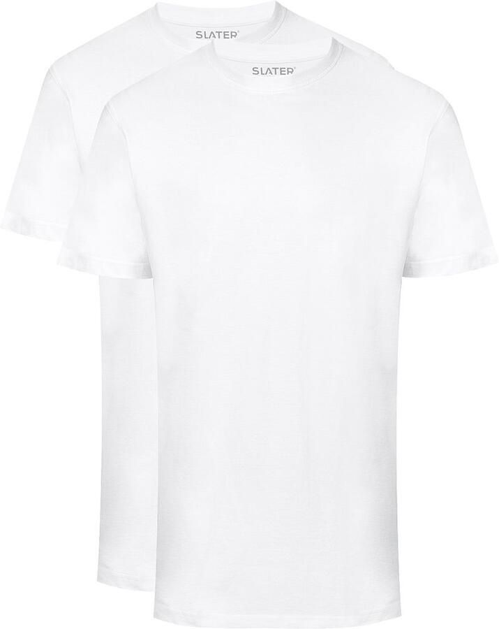 Slater Regular fit Heren T-shirt Ronde hals 2-pack - Foto 4