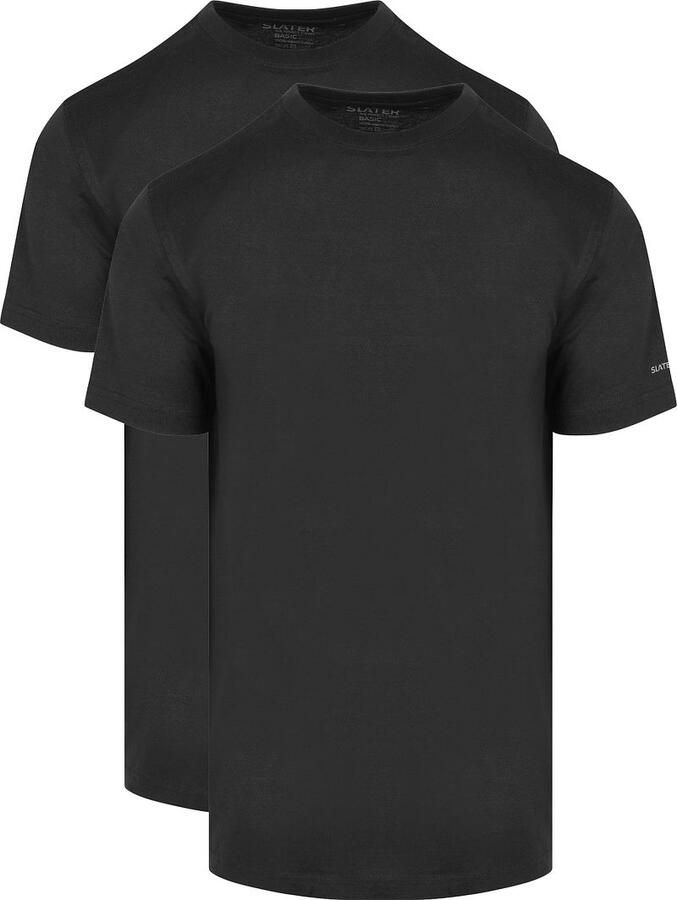 Slater Regular fit Heren T-shirt Ronde hals 2-pack - Foto 2
