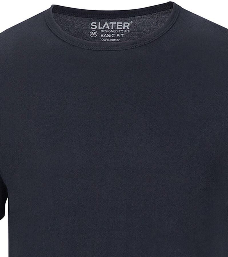 Slater Regular fit Heren T-shirt Ronde hals 2-pack - Foto 2