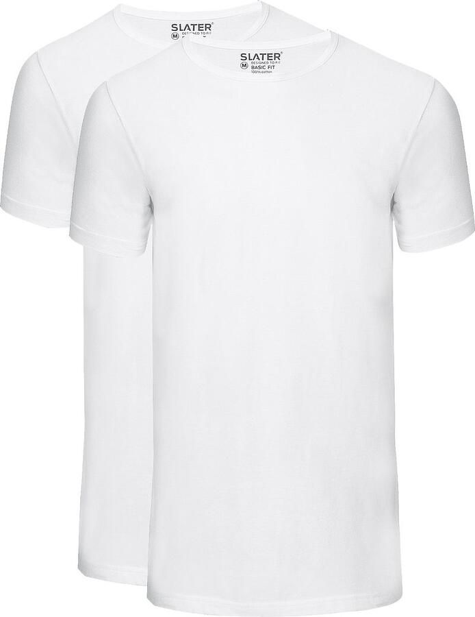 Slater Regular fit Heren T-shirt Ronde hals 2-pack - Foto 5