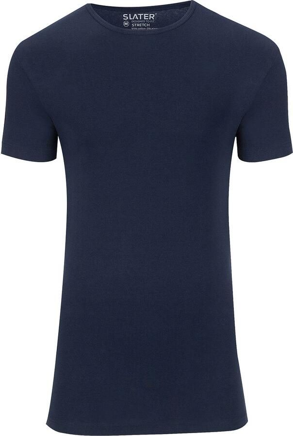 Slater Stretch Heren T-shirt Ronde hals 2-pack - Foto 4