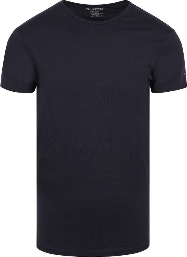 Slater Stretch Heren T-shirt Ronde hals 2-pack - Foto 5