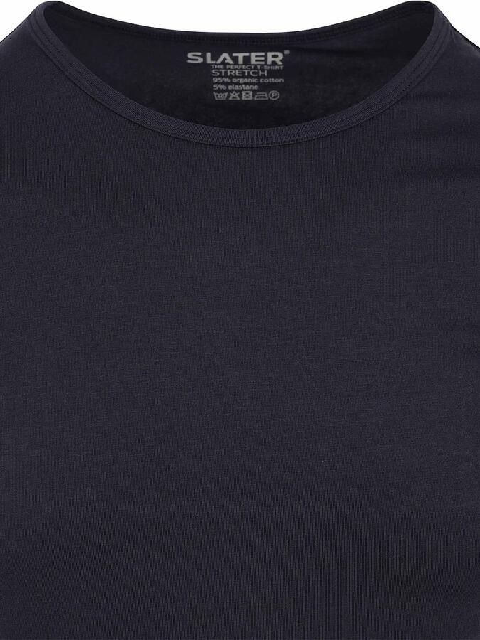 Slater Stretch Heren T-shirt Ronde hals 2-pack - Foto 4
