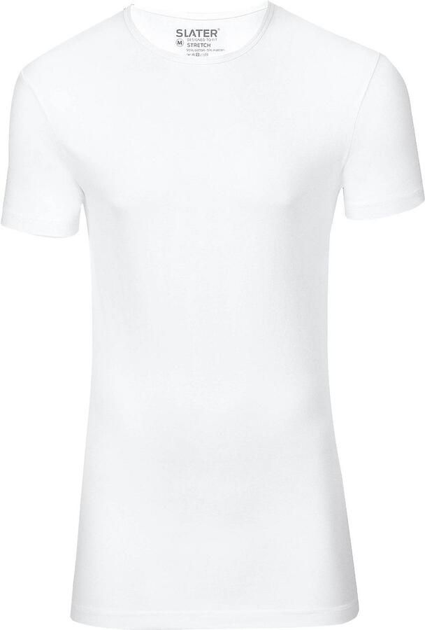 Slater Stretch Heren T-shirt Ronde hals 2-pack - Foto 3