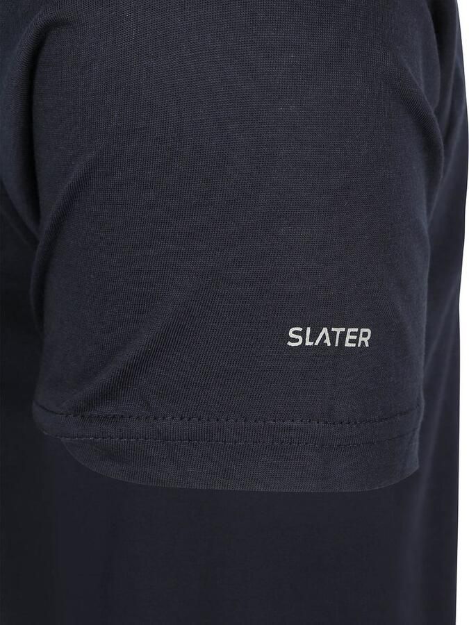 Slater T-shirt Korte Mouw 2-pack T-shirt Basic Extra Lang V-neck Navy - Foto 2