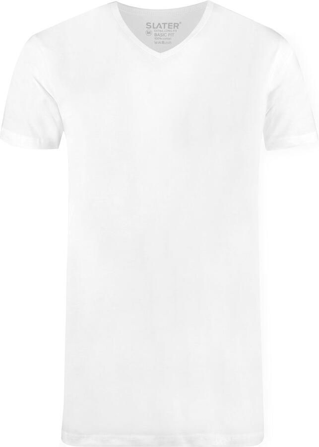 Slater T-shirt 2-pack T-shirt V-neck Wit - Foto 2