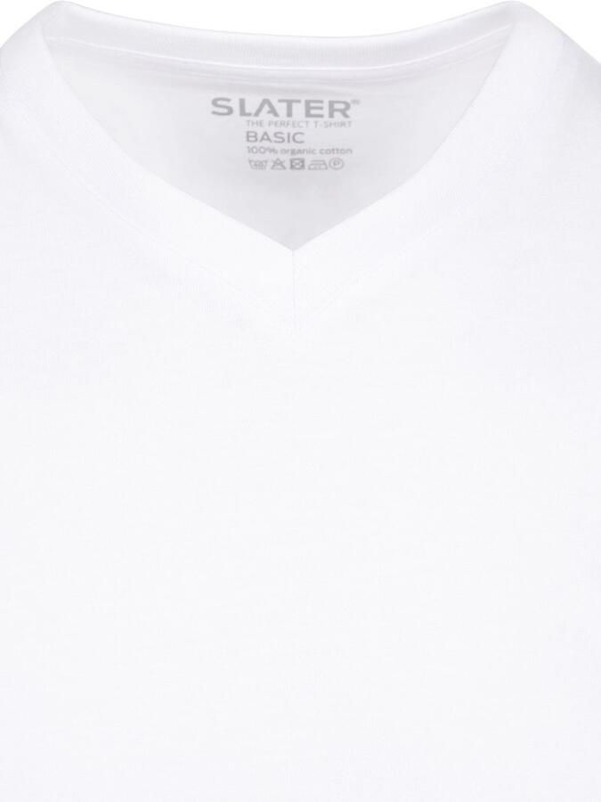 Slater T-shirt 2-pack T-shirt V-neck Wit - Foto 2