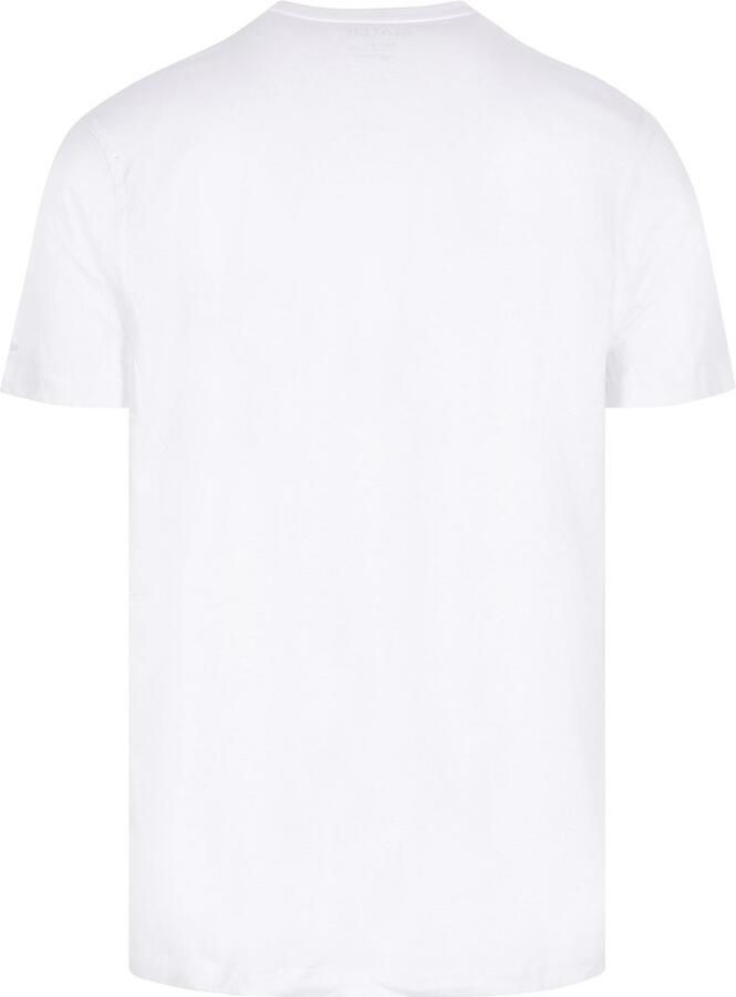 Slater T-shirt 2-pack T-shirt V-neck Wit - Foto 3