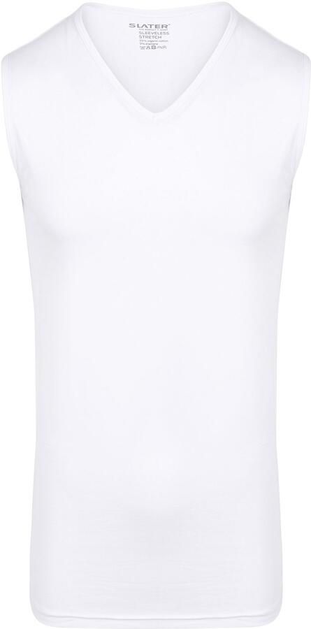 Slater T-shirt Basic Singlet Wit