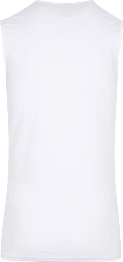 Slater T-shirt Basic Singlet Wit - Foto 3