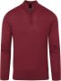 State of Art Staat van kunst half Zip Bordeaux Rood Heren - Thumbnail 1