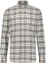 State of Art casual overhemd wijde fit beige geruit katoen - Thumbnail 1
