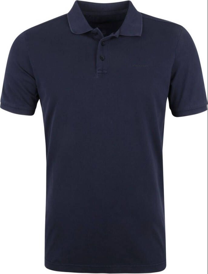 State of Art Pique Polo Donkerblauw
