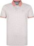 State of Art Polo Print Grijs Rood - Thumbnail 1