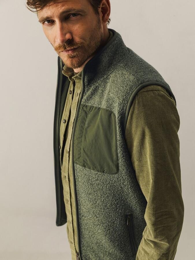 State of Art Bodywarmer Teddy Olive - Foto 3