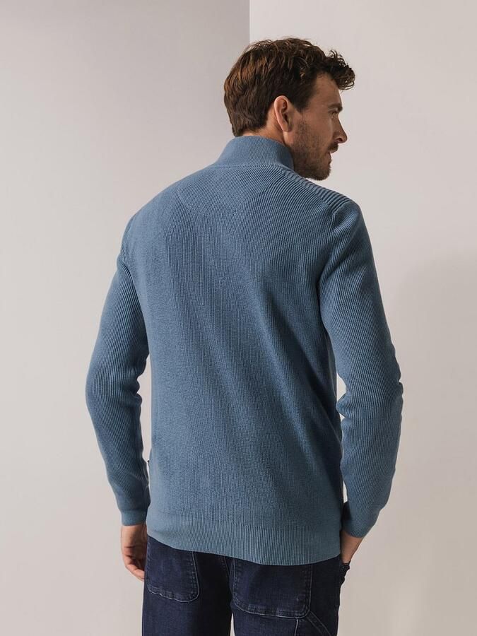 State of Art Half Zip Trui Blauw - Foto 5