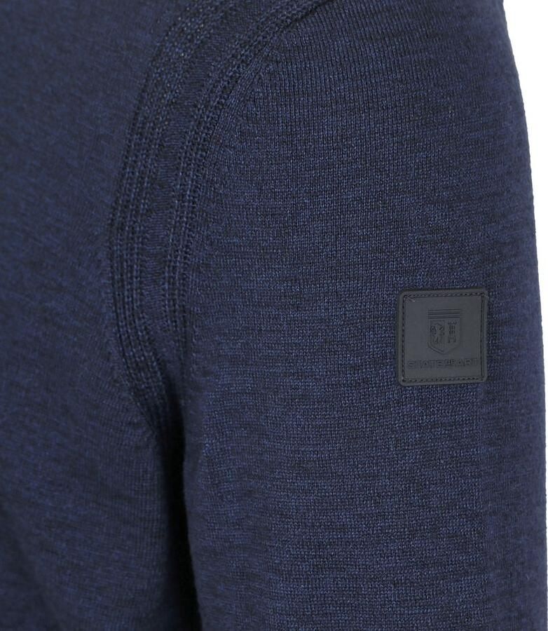 State Of Art Sweater Half Zip Trui Navy - Foto 2