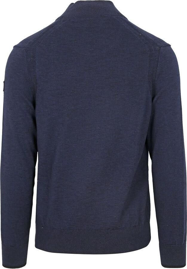 State Of Art Sweater Half Zip Trui Navy