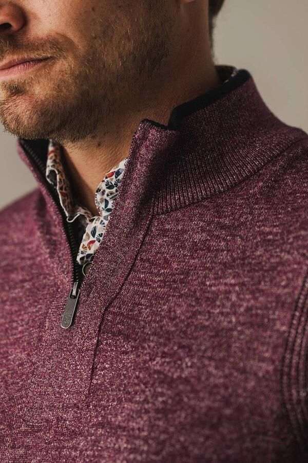 State of Art Sportzip Pullover Red Heren - Foto 5