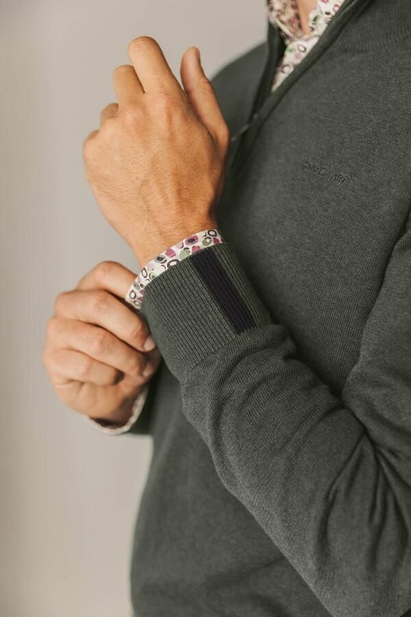 State of Art Groene Trui Stijlvol Ontwerp Green Heren