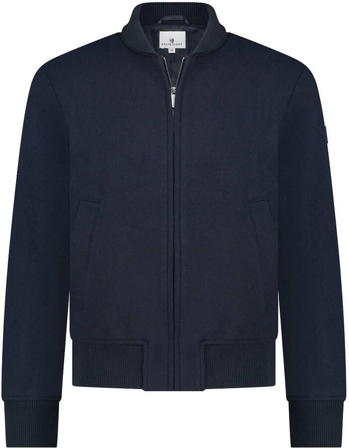 State of Art Jas Bomber Wol Navy