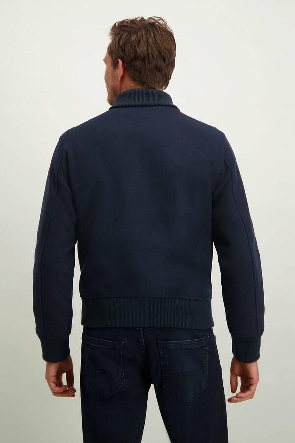 State of Art Jas Bomber Wol Navy - Foto 4