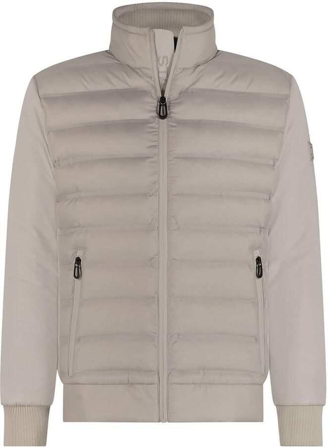 State Of Art Trainingsjack Jas Puffed Beige
